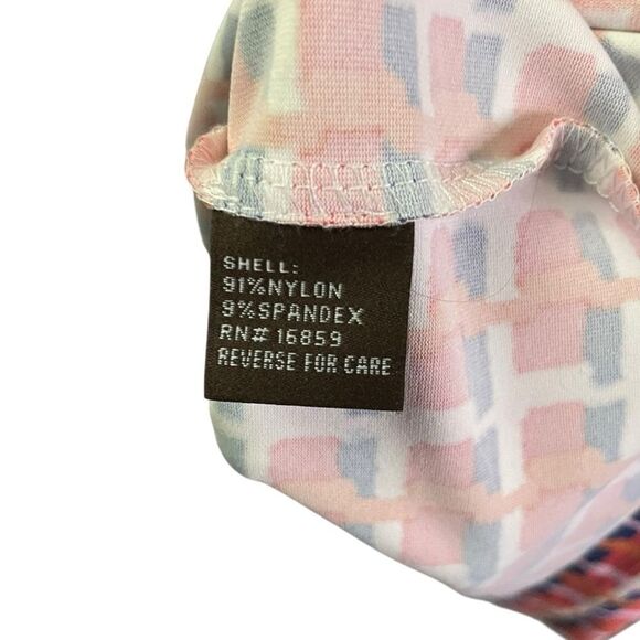 J. McLaughlin 3/4 Sleeve Dress Catalina Cloth Pink Orange Plaid - Picture 4 of 10